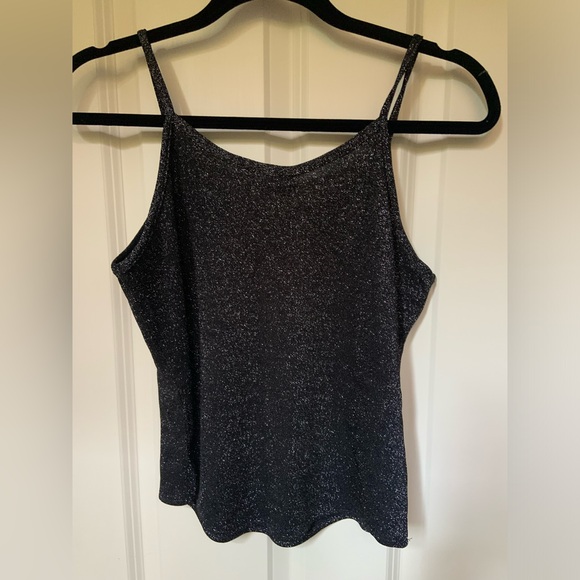 Black tank with silver shimmer - Picture 3 of 4